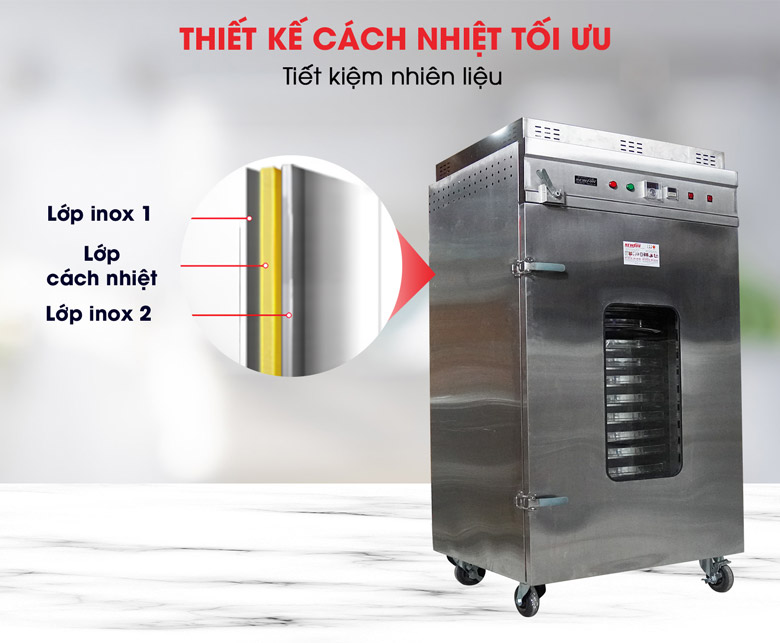 Thành tủ thiết kế cách nhiệt tối ưu