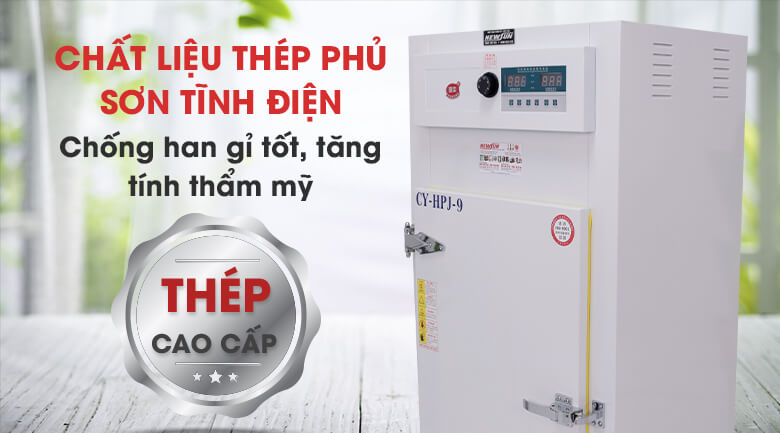 Chất liệu thép phủ sơn tĩnh điện chắc chắn, bền đẹp