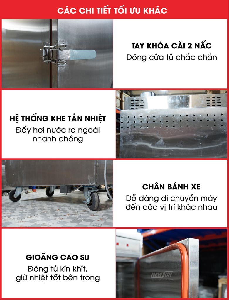 Các chi tiết khác của tủ