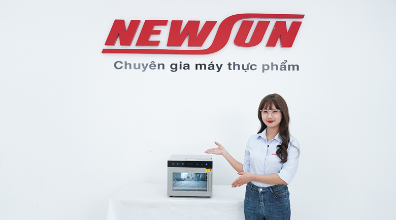 Hình ảnh thực tế máy sấy hoa quả 2 lớp 6 khay SS-06H