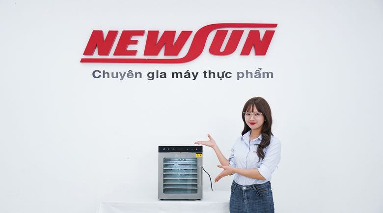 Hình ảnh thực tế máy sấy hoa quả 2 lớp 8 khay SS-08H