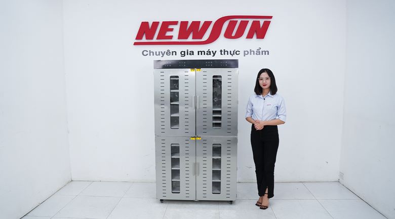 Hình ảnh thực tế máy sấy hoa quả SS-80H Máy Sấy Thực Phẩm NEWSUN