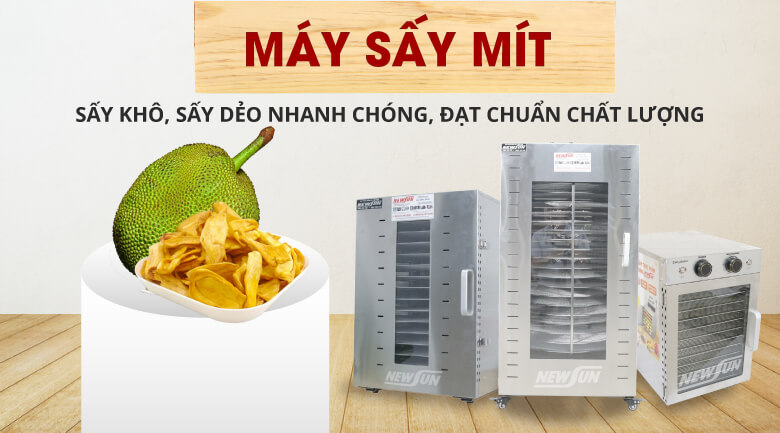 Máy sấy mít - Sấy khô - Sấy dẻo nhanh chóng đạt chuẩn chất lượng