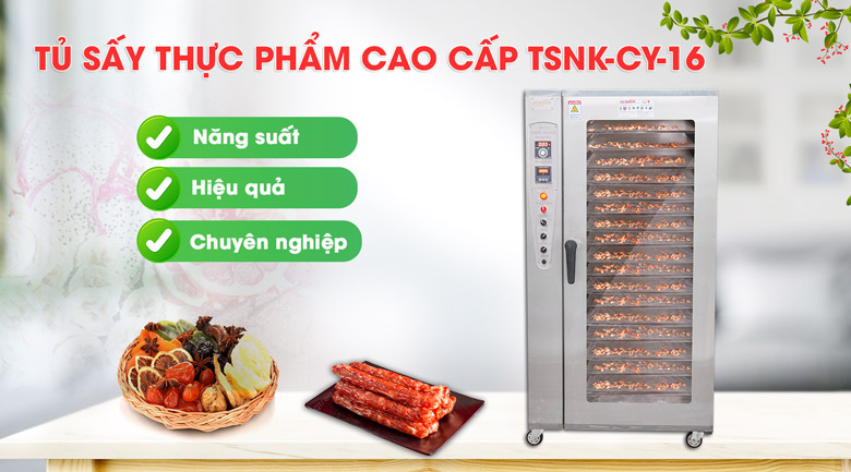 Máy sấy thực phẩm cao cấp CY-16