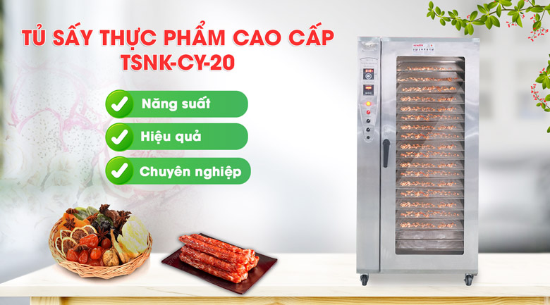 Máy sấy thực phẩm cao cấp CY-20 - Thiết bị sấy hiện đại, hiệu quả cao