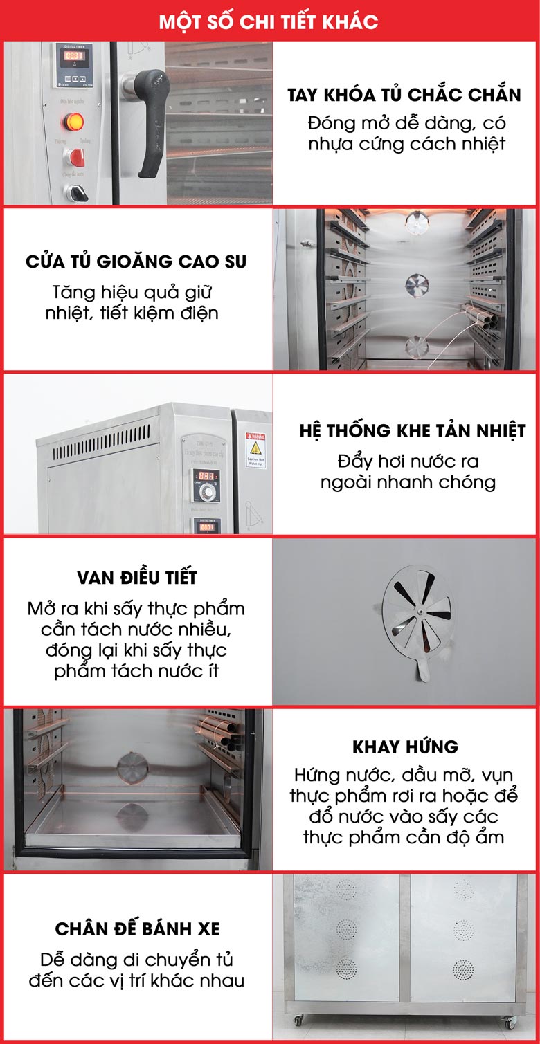 Một số tiện ích khác của tủ