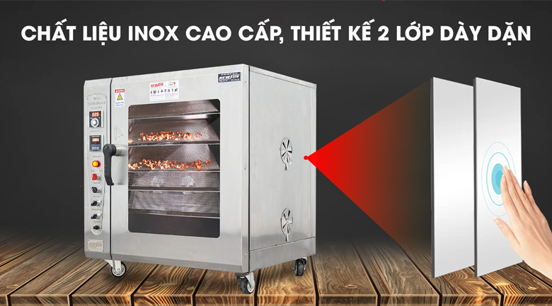 Sử dụng chất liệu inox cao cấp