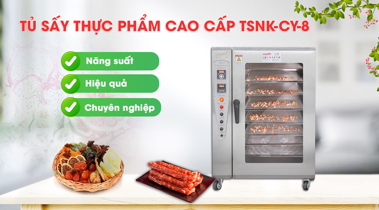 Máy sấy thực phẩm cao cấp TSNK-CY-8