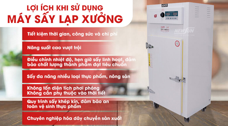 Lợi ích khi sử dụng máy sấy lạp xưởng