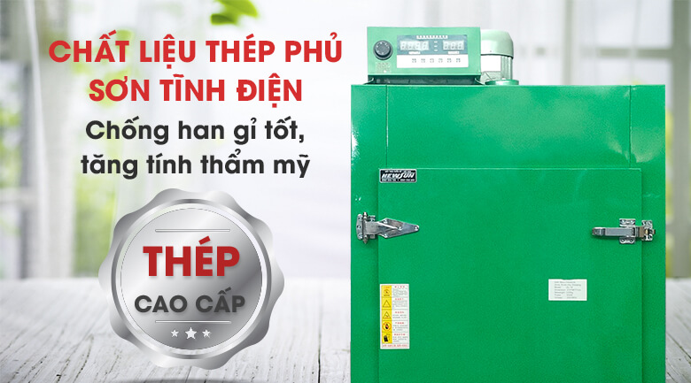 Chất liệu thép phủ sơn tĩnh điện