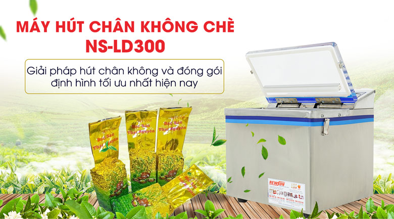 Máy đóng gói chân không chè LD300 