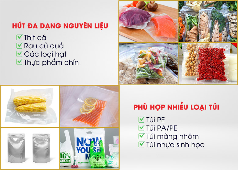 Ép chân không thực phẩm