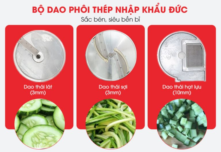 Bộ dao phôi thép nhập khẩu từ Đức sắc bén, bền bỉ 