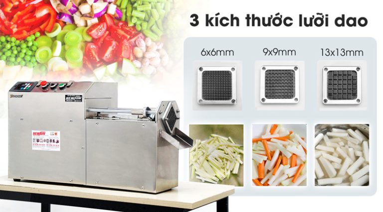 3 kích thước lưỡi dao 