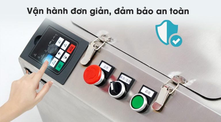 Vận hành đơn giản, đảm bảo an toàn đối với người sử dụng 