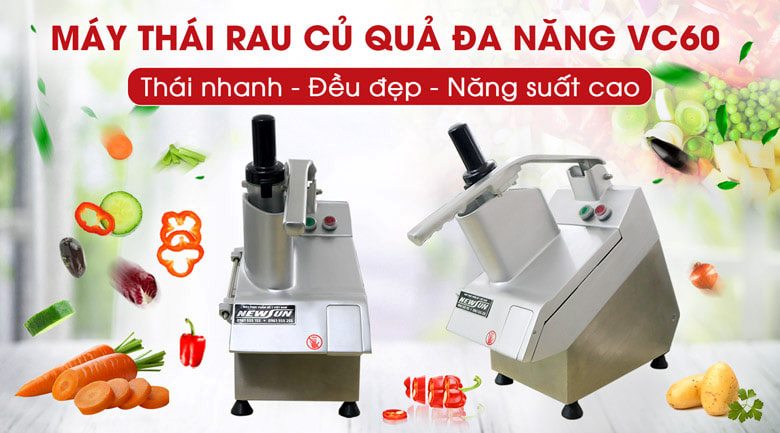 Máy thái rau củ quả VC60