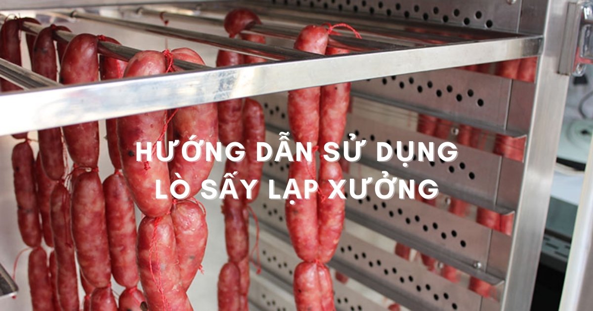 Hướng dẫn cách sử dụng lò sấy lạp xưởng