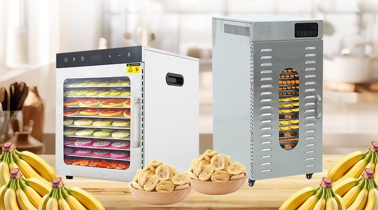 máy sấy trái cây mini  chuối