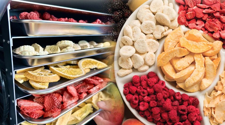 Máy sấy lạnh thực phẩm, số khay