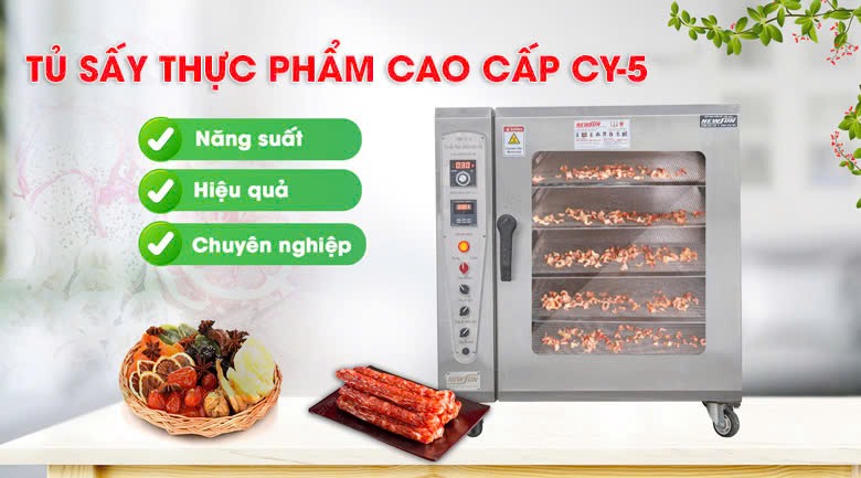 Máy sấy mứt dừa CY-5 