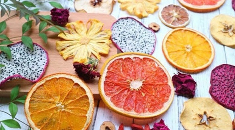 máy sấy lạnh trái cây, loại trái cây