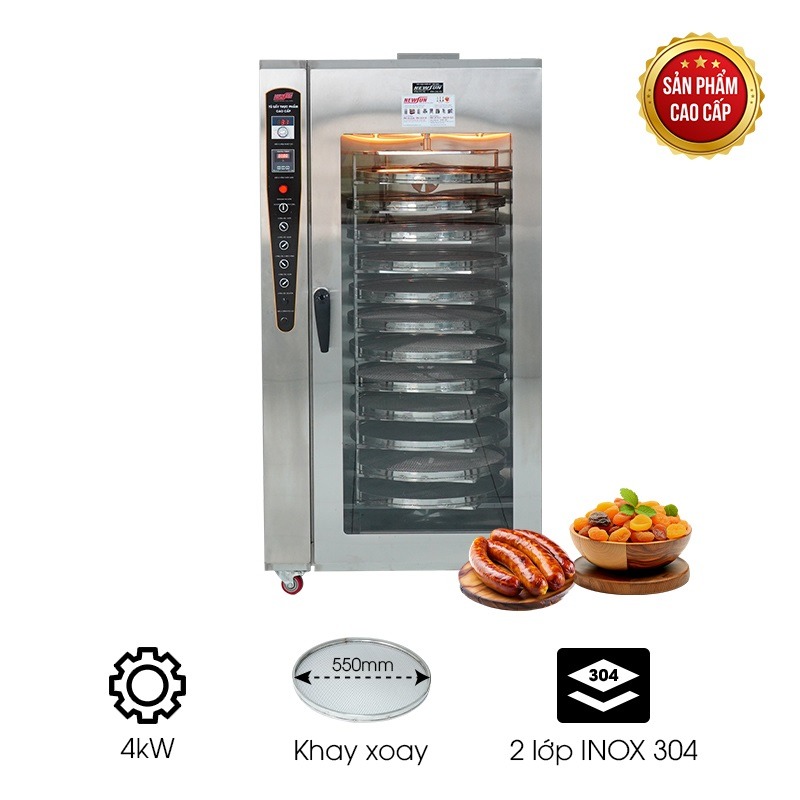 tu-say-thuc-pham-12-khay-xoay-ava tu say thuc pham 12 khay xoay ava